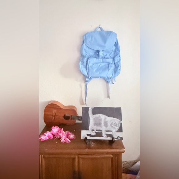 Vera Bradley Light Blue Backpack - Picture 2 of 6